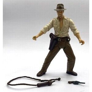 Indiana Jones Raiders Of The Lost Ark Action Figure Whip & Gun 2007 Loose